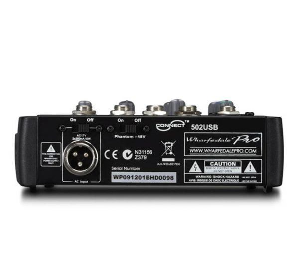 Wharfedale Pro Connect 502 USB Back