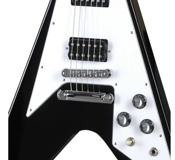 Gibson Flying V '68 Ebony Detail