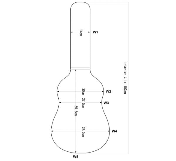 SOUNDSATION TWEED DELUXE CHITARRA CLASSICA TD100-C Detail