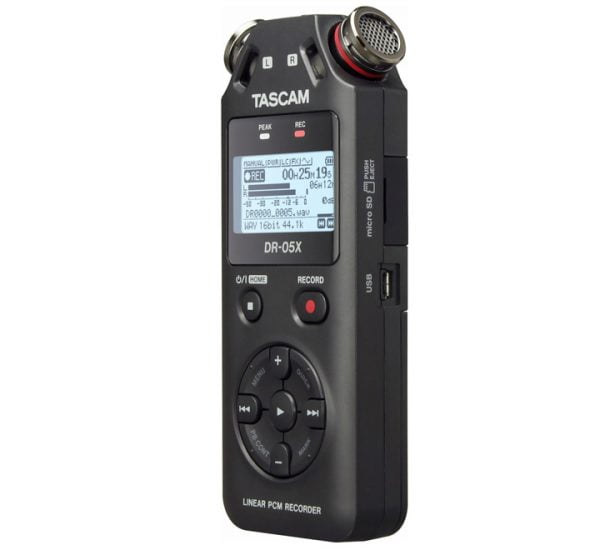 Tascam DR-05X Side