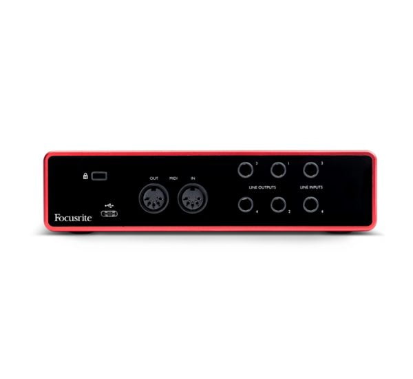 Focusrite Scarlett 4i4 3rd Gen Back