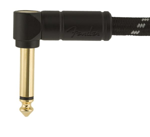 Fender Deluxe 10′ Angled Instrument Cable BTWD Detail
