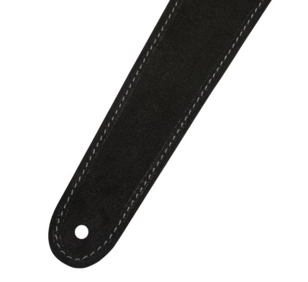 Fender 2″ Reversible Suede Strap Black-Gray Detail