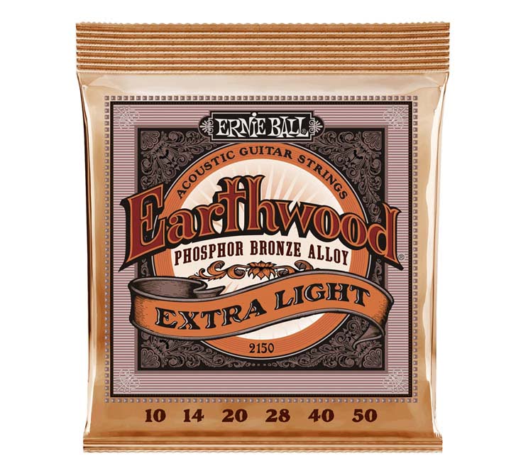Ernie Ball 2150 Earthwood Phosphor Bronze 10-50