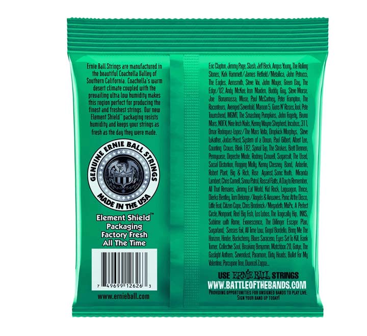 Ernie Ball 2626 Noteven Slinky Back