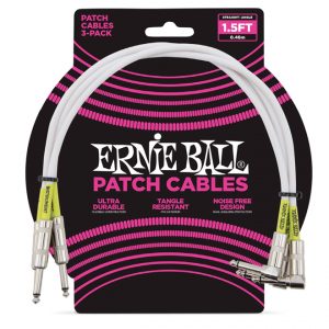 Ernie Ball 6056 Cavo Patch 3PZ White