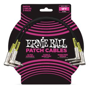 Ernie Ball 6075 Cavo Patch 3PZ Black