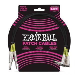 Ernie Ball 6076 Cavo Patch 3PZ Black