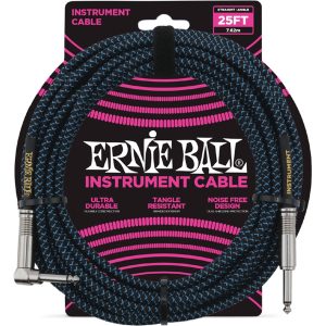 Ernie Ball 6060 Cavo Braided Black-Blue 7,62