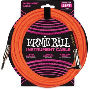 Ernie Ball 6067 Cavo Braided Neon Orange 7,62
