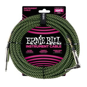 Ernie Ball 6077 Cavo Braided Black-Green