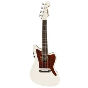 Fender Fullerton Jazzmaster Uke Olympic White