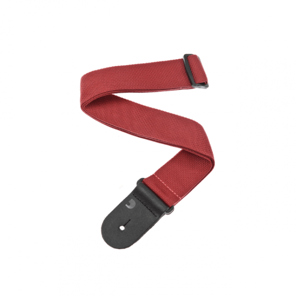 D'Addario PWS101 Polypropylene Strap Red