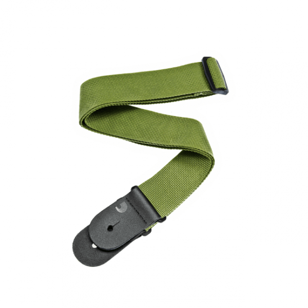 D'Addario PWS107 Polypropylene Strap Green