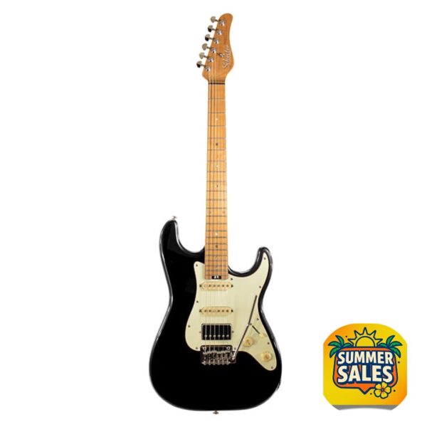 Schecter Traditional Route 66 Arlington HSS Midnight Black