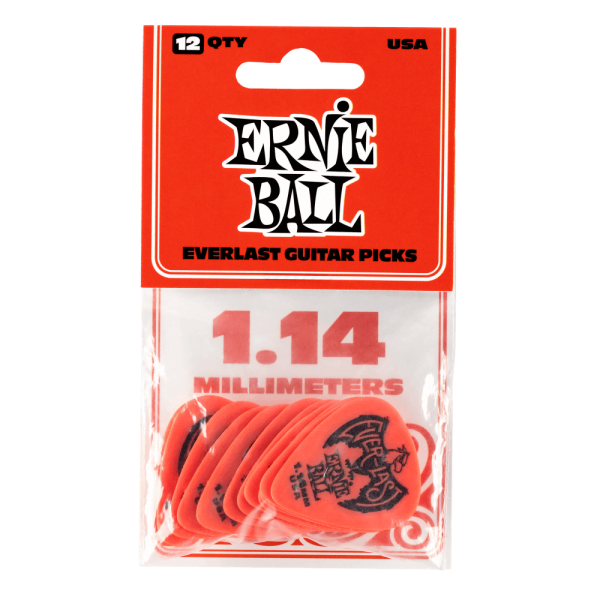 Ernie Ball 9194 Plettri Everlast Red 1.14