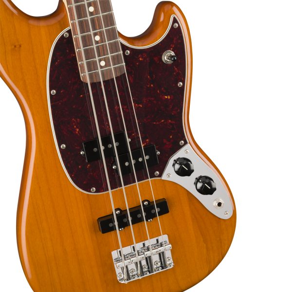 Fender Player Mustang Bass PJ PF Aged Natural - immagine 2