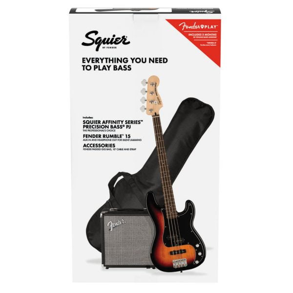 Fender Squier Affinity Precision Bass PJ Pack Sunburst