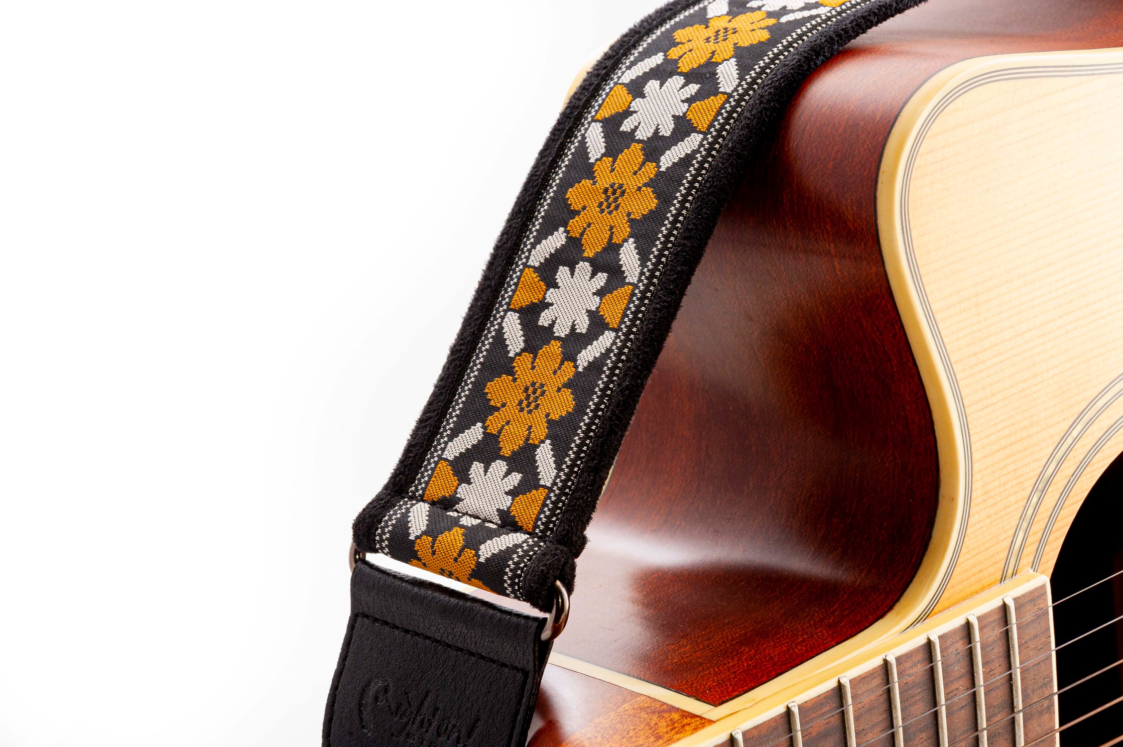 RightOn! STRAPS LEGEND CASINO Black ギター ベース用ストラップ