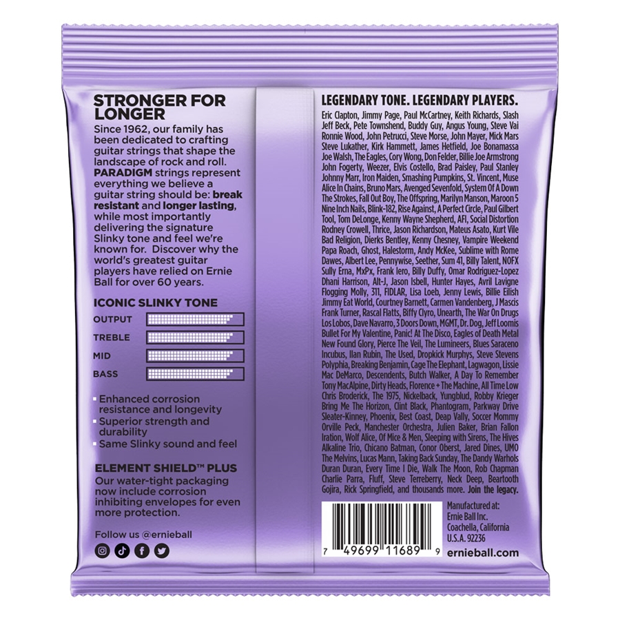 Ernie Ball 2017 Paradigm Ultra Slinky - immagine 2