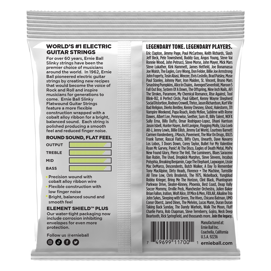 Ernie Ball 2591 Slinky Flatwound - immagine 2
