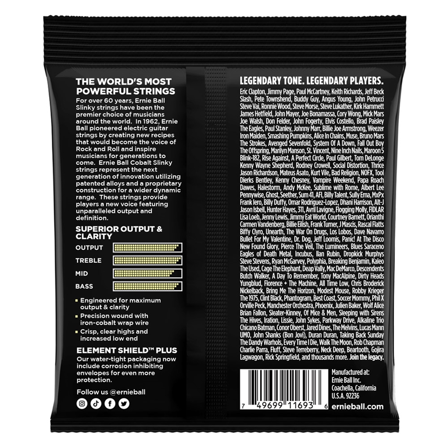 Ernie Ball 2714 Cobalt Mammoth Slinky - immagine 2