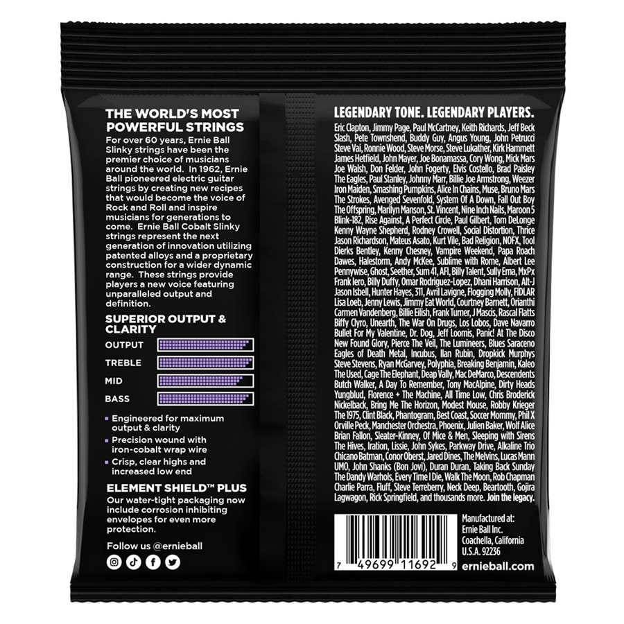 Ernie Ball 2717 Cobalt Ultra Slinky - immagine 2