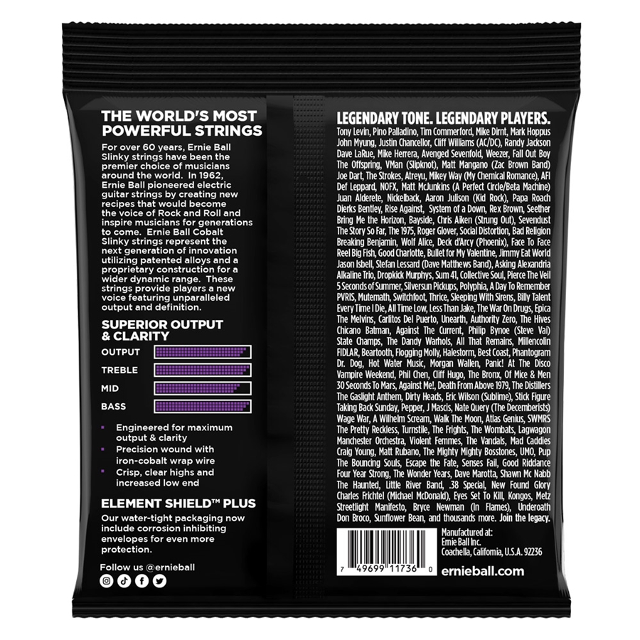 Ernie Ball 2738 Cobalt Power Slinky Bass 5 - immagine 2