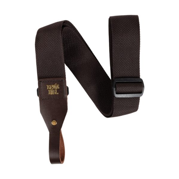 Ernie Ball 5366 Polypro Acoustic Guitar Strap Brown