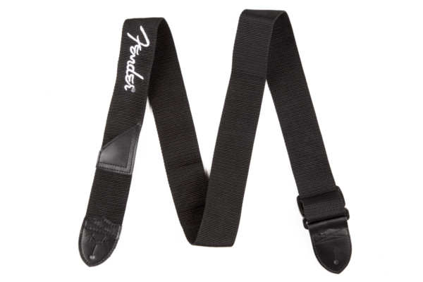 Fender Logo Strap Black/White