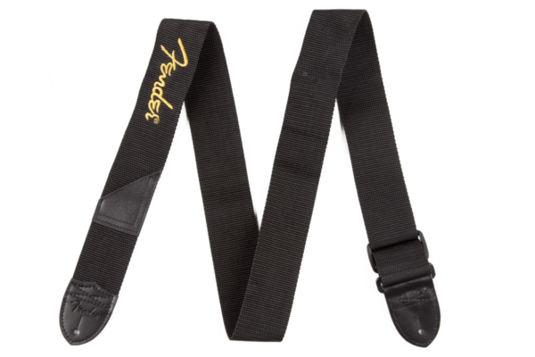 Fender Logo Strap Black/Yellow