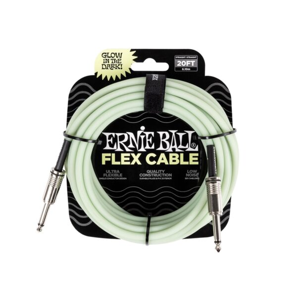 Ernie Ball 6437 Flex Cable Glow In The Dark 6M
