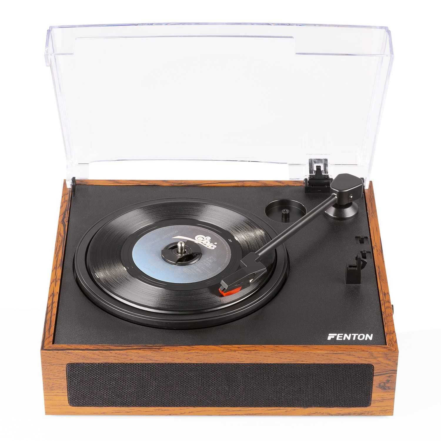 Fenton RP170L Record Player With Record Storage Case Wood - immagine 4