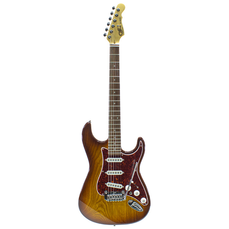 G&L Deluxe S-500 Old School Tobacco Sunburst